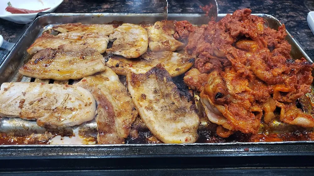Pork Belly and Spicy Pork